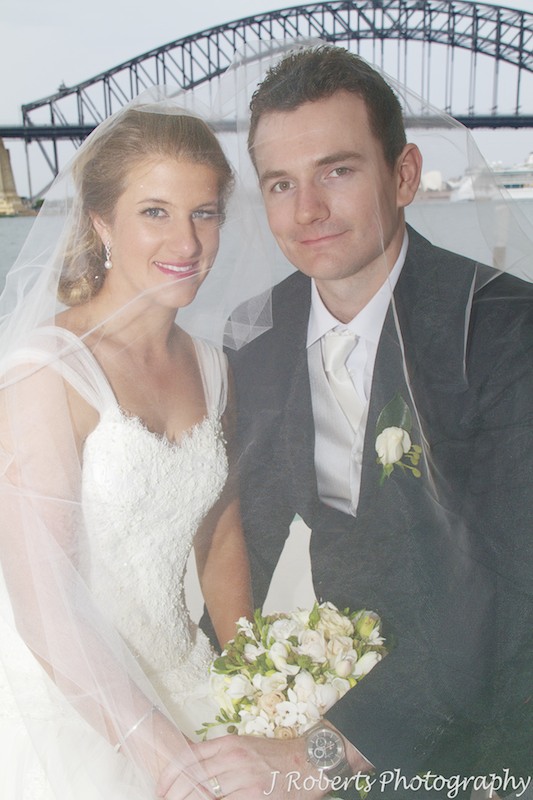 Portrait of a bridal couple - wedding photography sydney